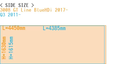 #3008 GT Line BlueHDi 2017- + Q3 2011-